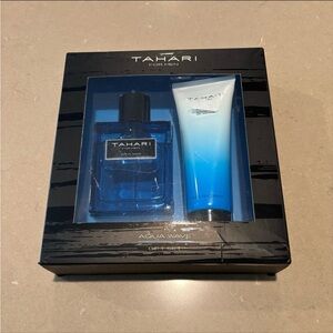 Tahari for Men Aqua Wave Gift Set Cologne & Shower Gel New